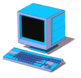 old computer logo